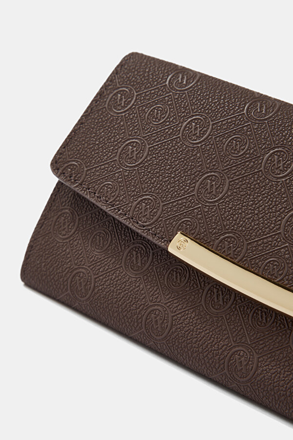 BROWN MONOGRAM WALLET 6