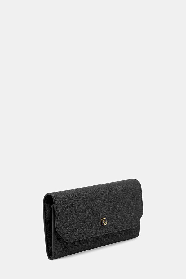 BLACK MONOGRAM WALLET 2