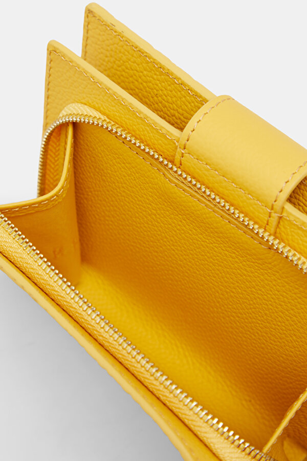 YELLOW MONOGRAM LEATHER WALLET 6