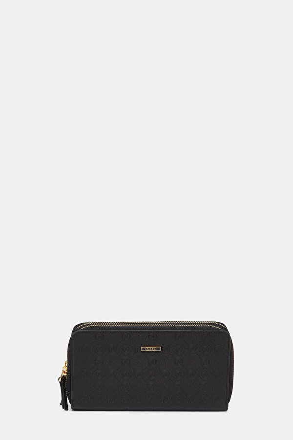 TAN MONOGRAM WALLET