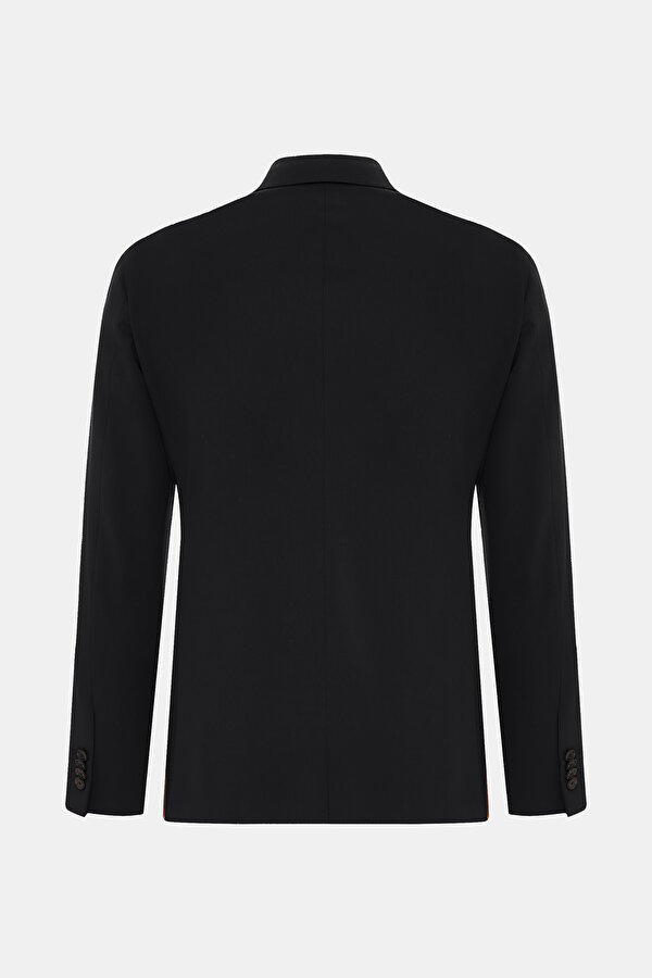 BLACK WOOL ELASTANE SUIT 6