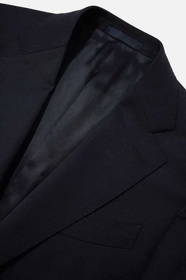 NAVY BLUE WOOL ELASTANE SUIT 7