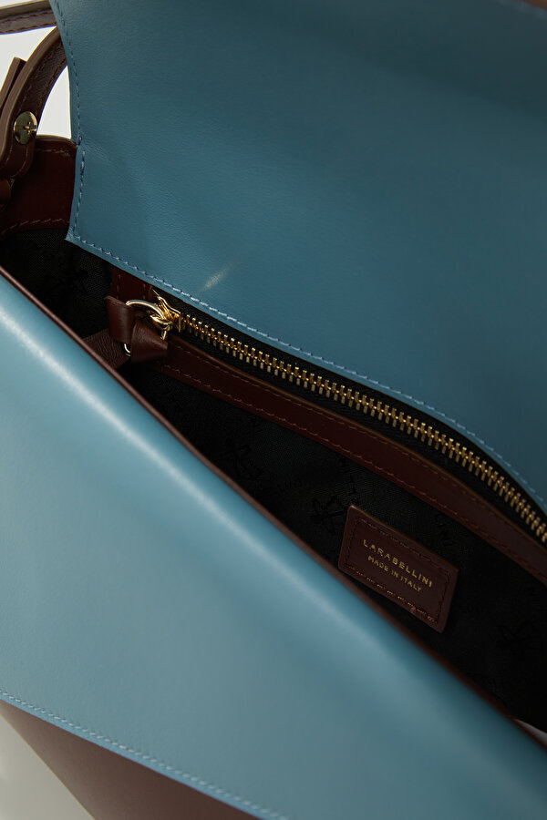 BLUE LEATHER BAG 7
