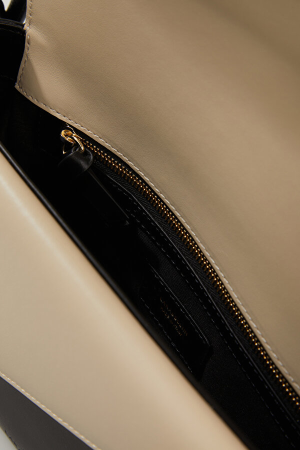BEIGE LEATHER BAG 6