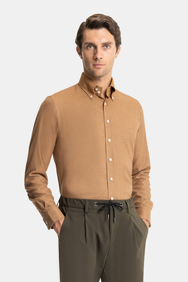 PAMUK TWILL SPOR GÖMLEK