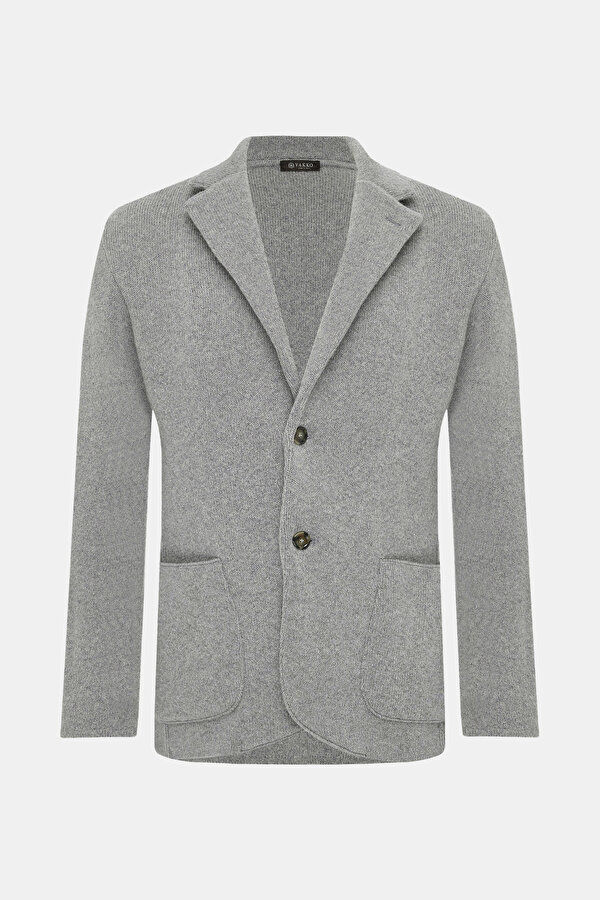 GRAY MELANGE KNITTING DESIGN