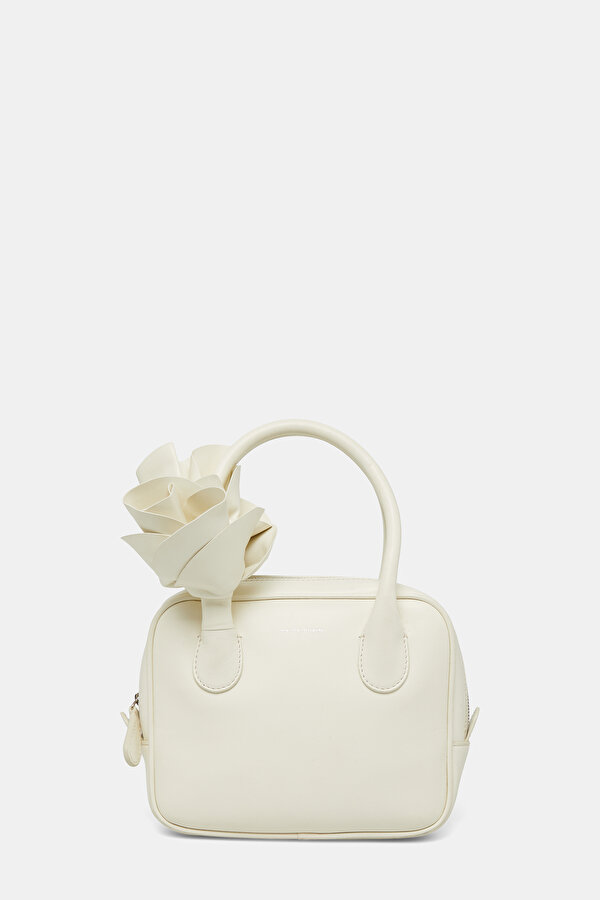 CREAM LEATHER BAG