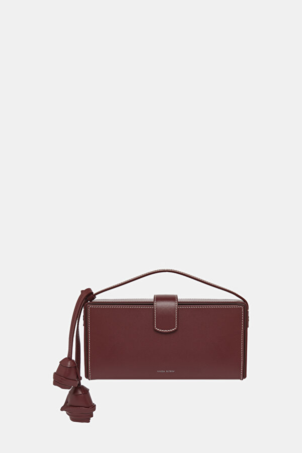 MAROON LEATHER BAG
