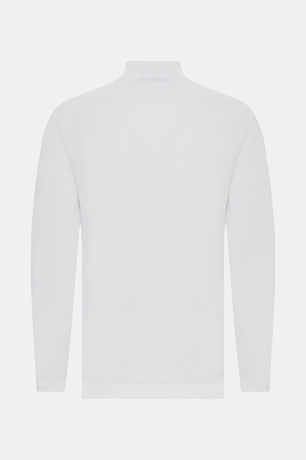 YARIM BALIKÇI YAKA UZUN KOL T-SHIRT 2