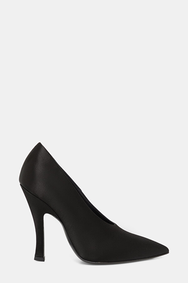 BLACK SATİN SİLK SHOE
