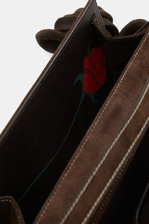 BROWN LEATHER BAG 6