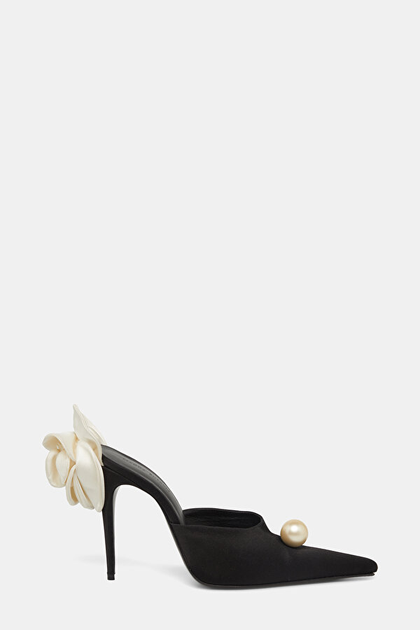 BLACK VISCOSE SHOES