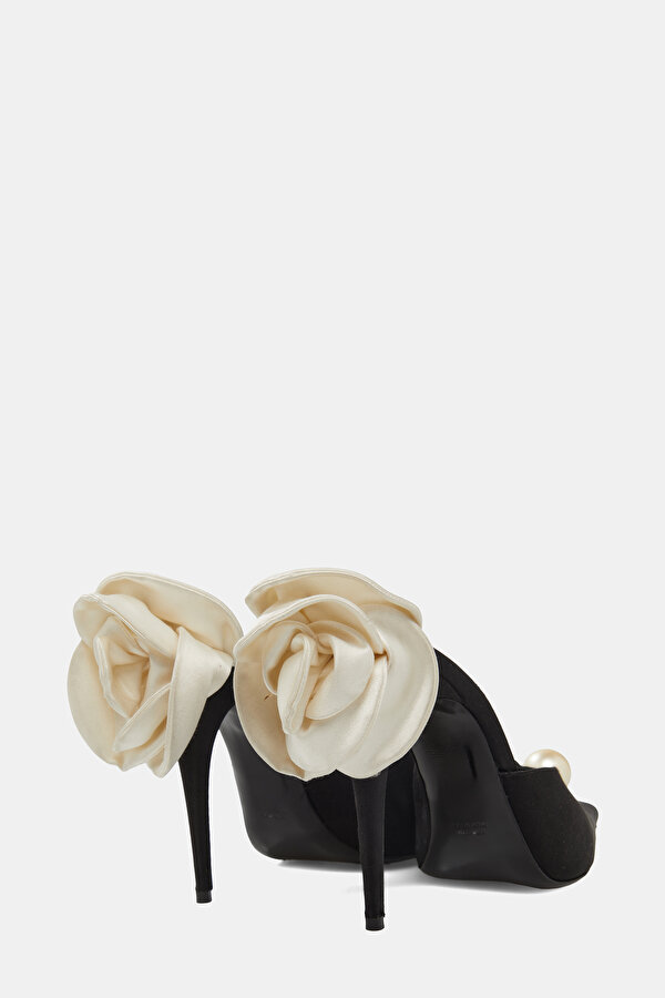 BLACK VISCOSE SHOES 6
