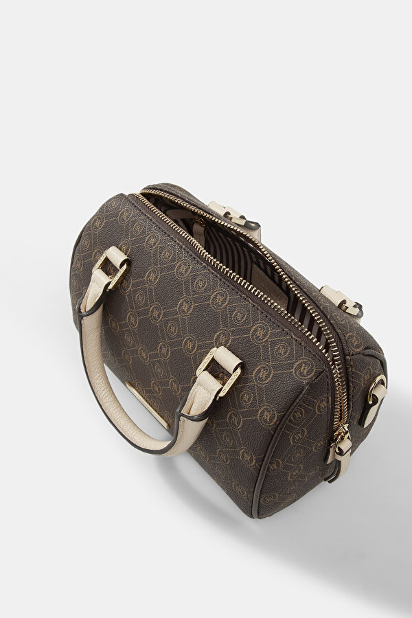 BEIGE MONOGRAM BAG 7