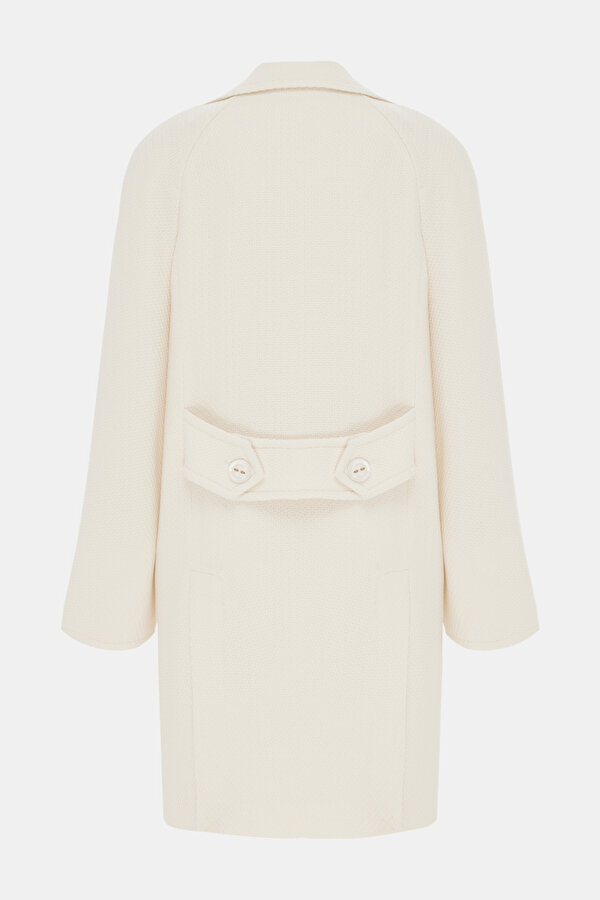 ECRU WOOL REEFER JACKET 7