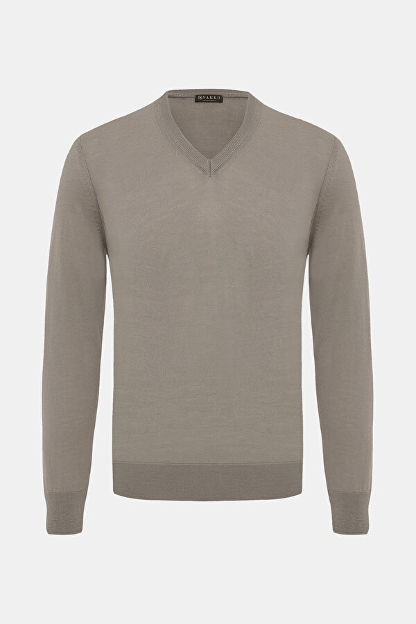 MINK V NECK TRICOT
