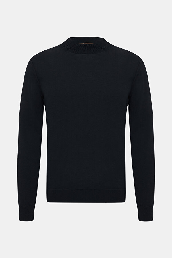 NAVY BLUE 1/2 TURTLENECK TRICOT