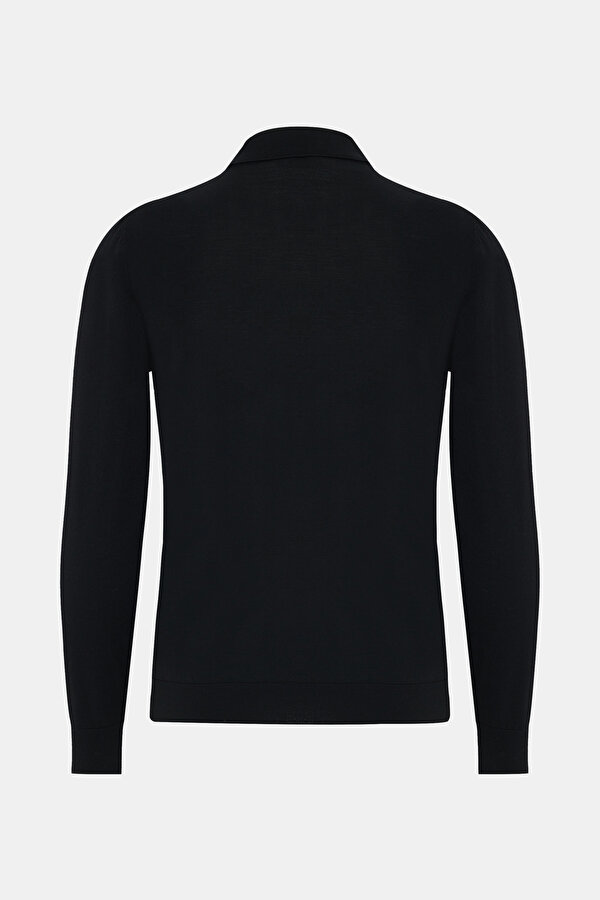BLACK POLO NECK TRICOT 2