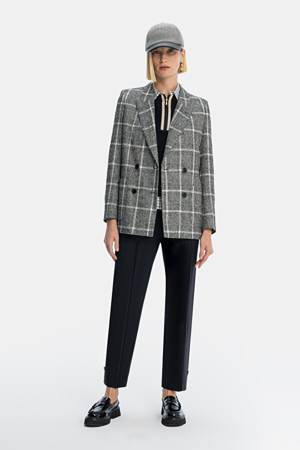 BLACK SKINNY LEG TROUSERS