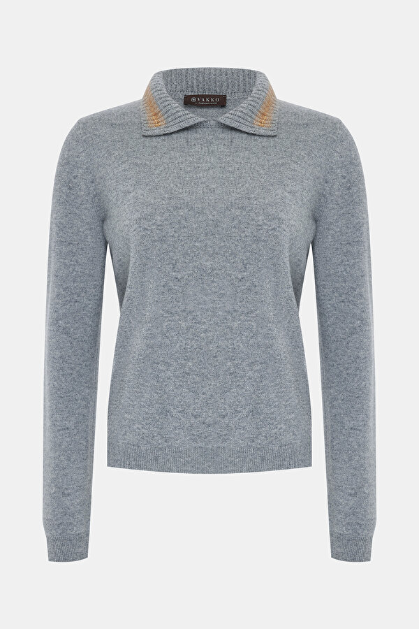 GREY LONG SLEEVE KNIT 6