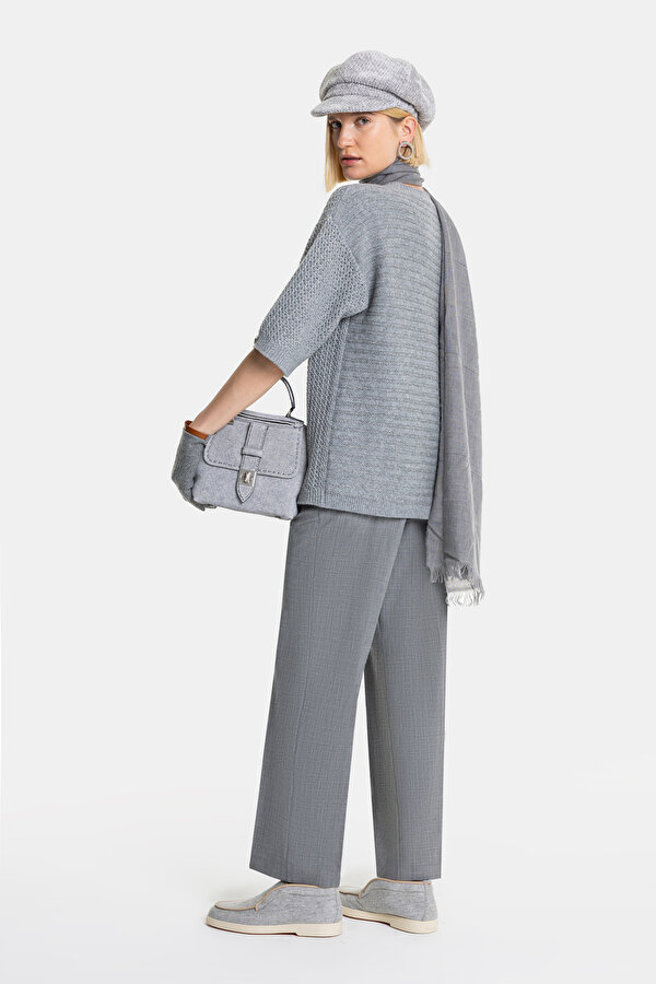 GREY BASIC / ROUND NECKLINE TRICOT 6