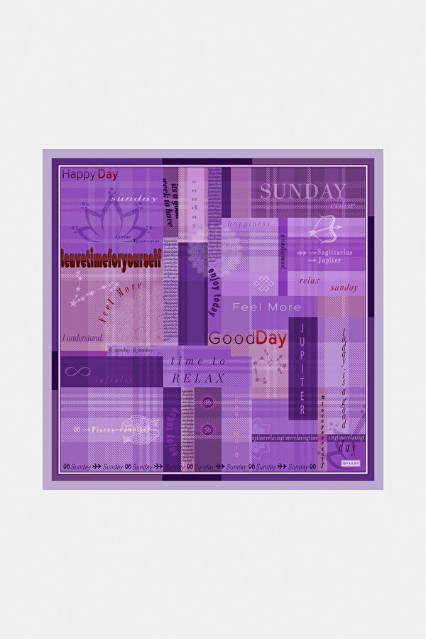 HAPPY DAYS İPEK TWILL BANDANA  - SUNDAY