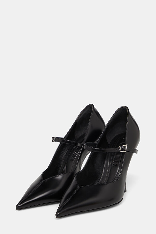 BLACK LEATHER SHOES 2