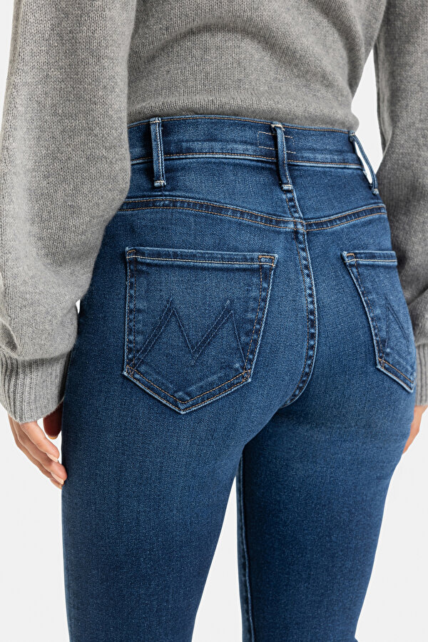 BLUE STRAIGHT CUT TROUSERS 7