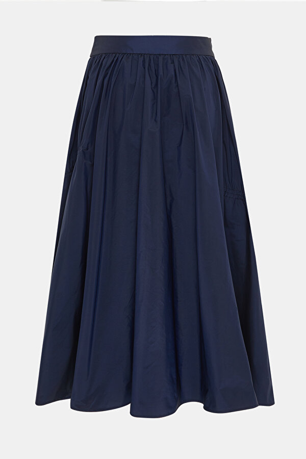 NAVY BLUE MIDI SKIRT 6