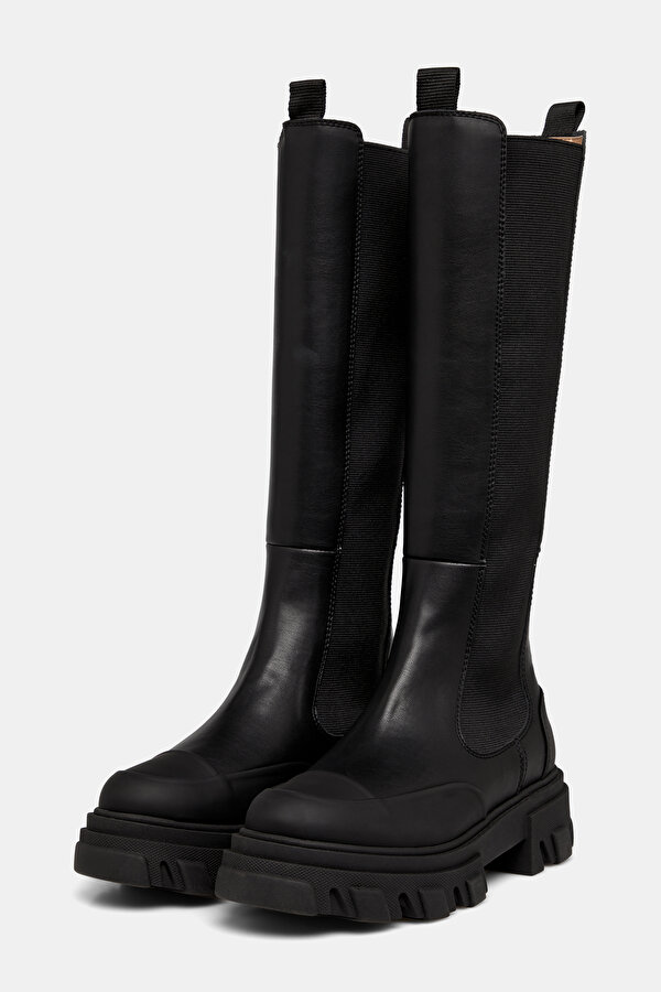BLACK LEATHER BOOT 2