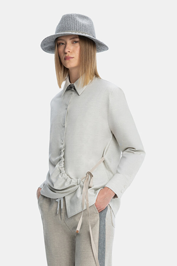 GREY LONG SLEEVE SHIRT