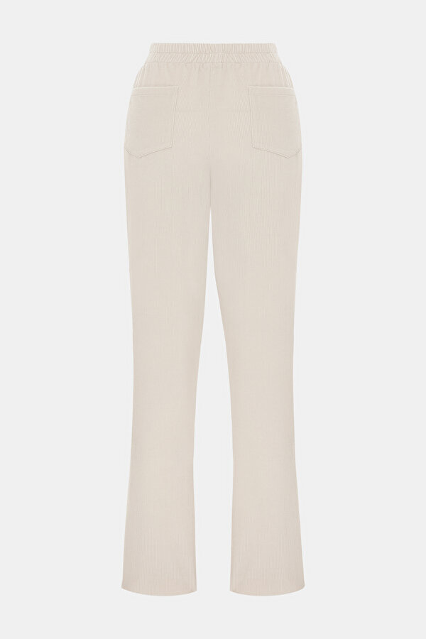 ECRU SKINNY LEG TROUSERS 6