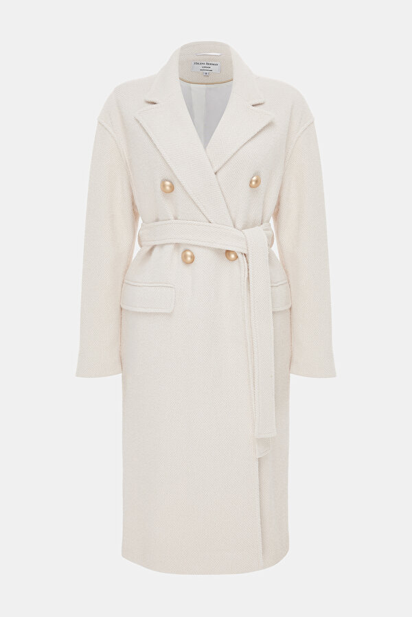 CREAM REEFER JACKET