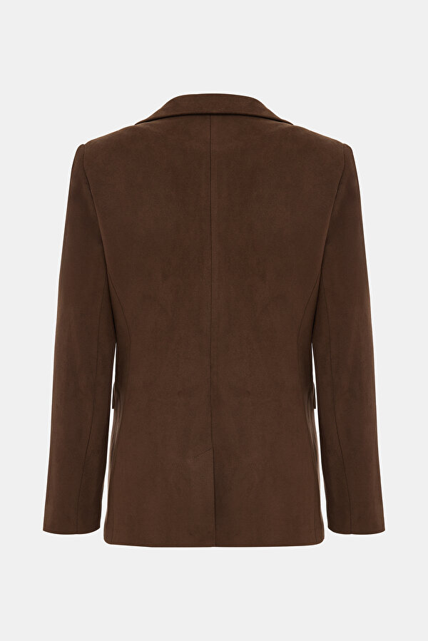 BROWN BUTTONED JACKET 2