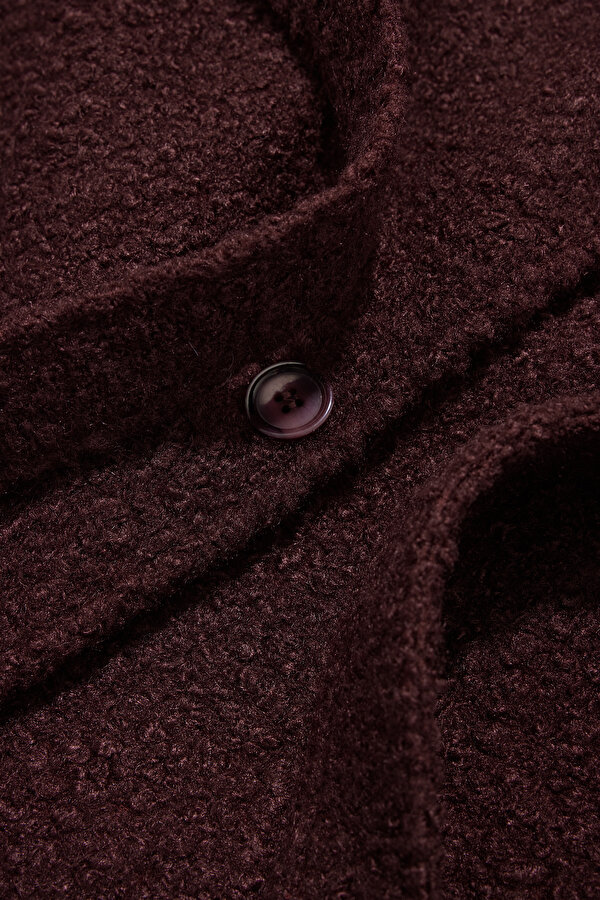 MAROON REEFER JACKET 7