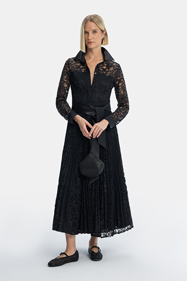 BLACK LONG SLEEVE DRESS
