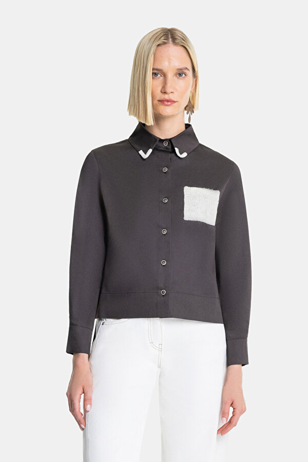 ECRU LONG SLEEVE SHIRT