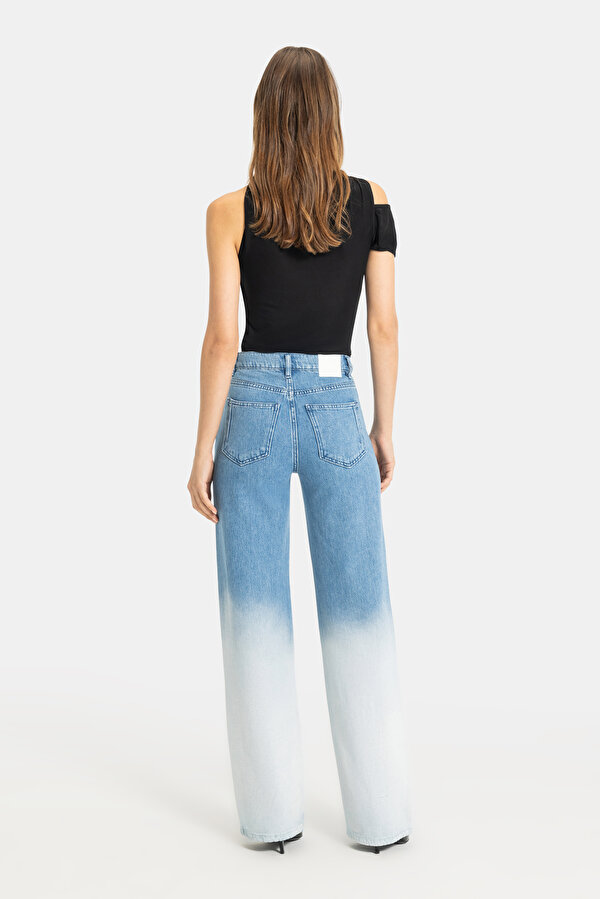 LIGHT BLUE WIDE LEG TROUSERS 2