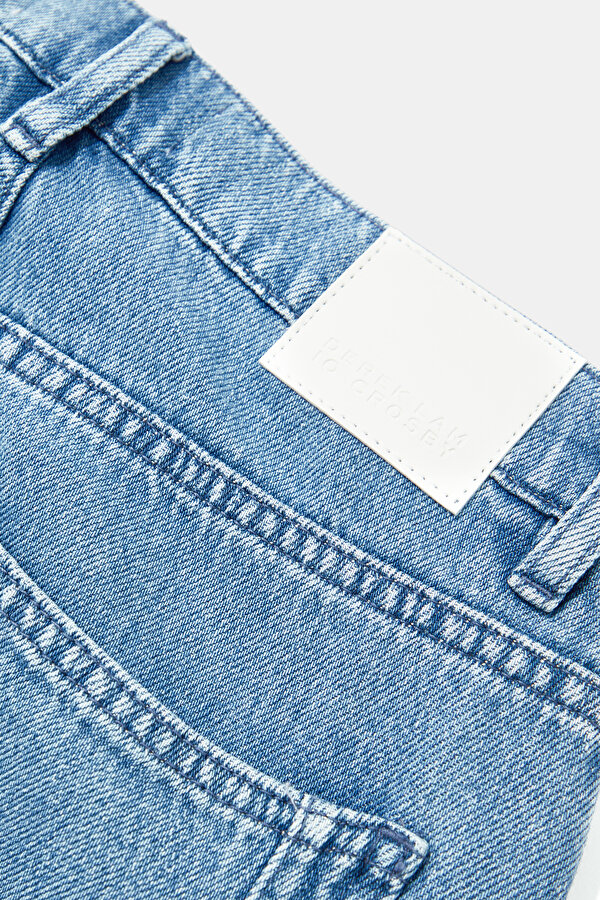 LIGHT BLUE WIDE LEG TROUSERS 11