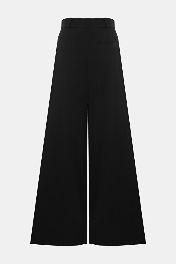 BLACK STRAİGHT CUT TROUSERS 2