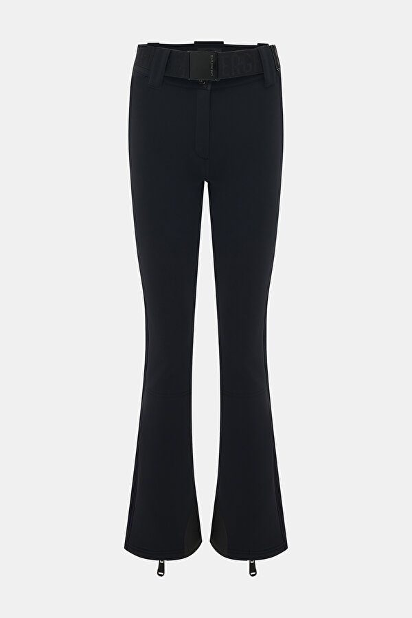 BLACK STRAIGHT CUT TROUSERS