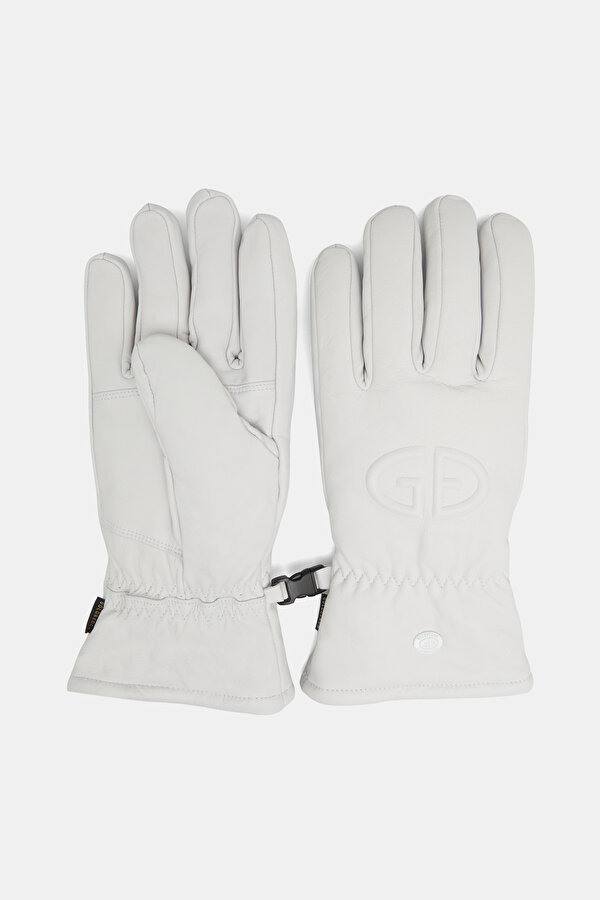 WHİTE LEATHER GLOVE