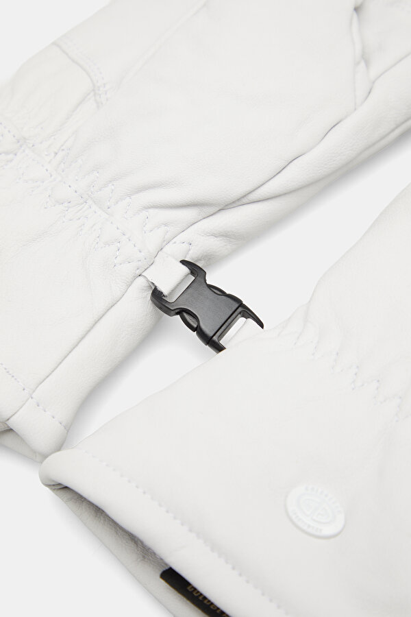 WHİTE LEATHER GLOVE 2