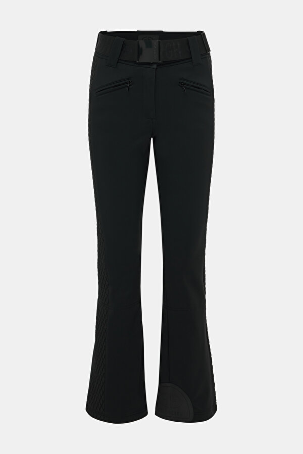 BLACK STRAİGHT CUT TROUSERS