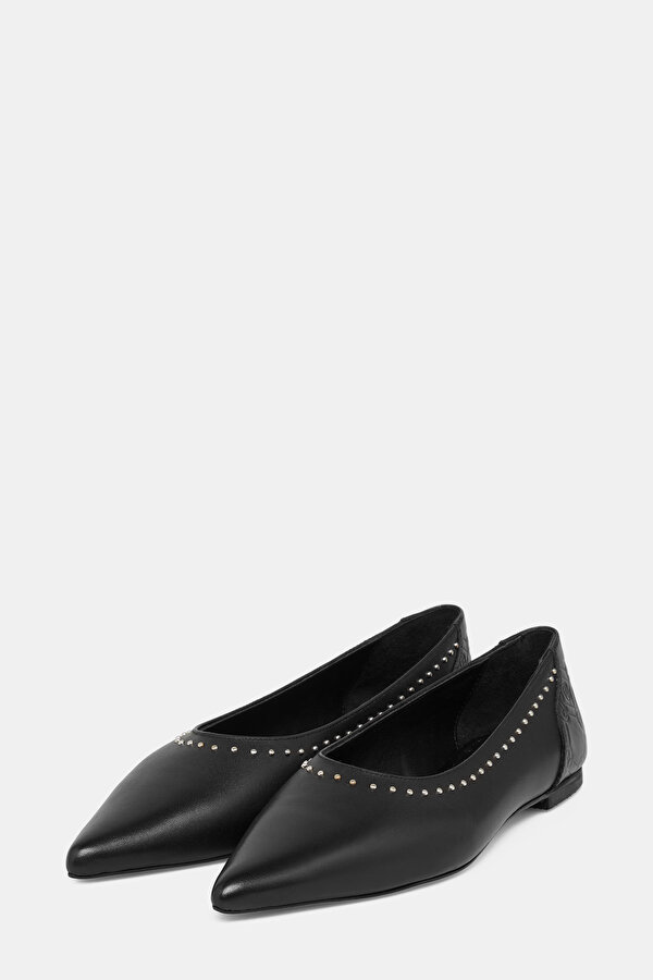 BLACK FLAT SHOES 2