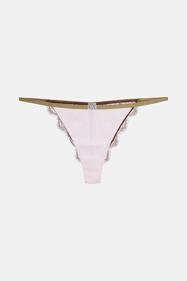 AÇIK PEMBE DANTELLİ KÜLOT