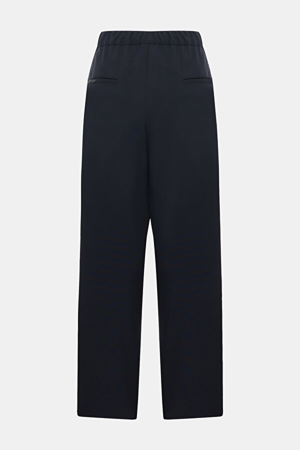 NAVY BLUE WOOL TROUSERS 2
