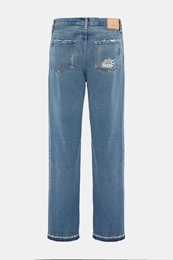 BLUE STRAIGHT CUT TROUSERS 2