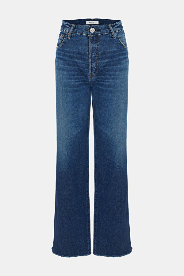 DARK BLUE STRAIGHT CUT TROUSERS