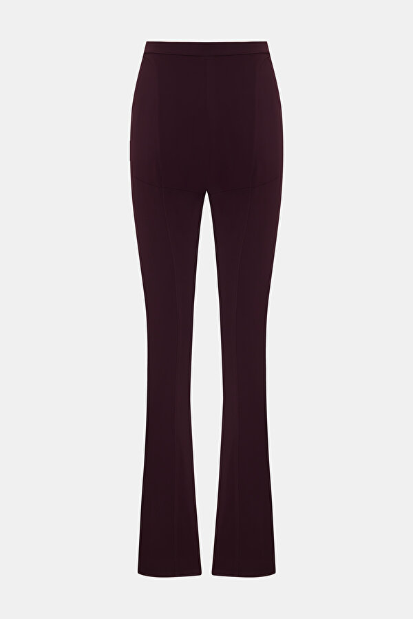 MAROON VİSCOSE TROUSERS 2
